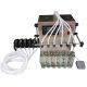 เครื่องบรรจุแอลกออฮ 6 หัวจ่าย CNC semi-automatic 6-head peristaltic pump canning machine alcohol chemical