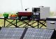 แผงโซล่าเซลส์พกพา พร้อมใช้งาน พร้อมตัวแปลงไฟ inverter 220V outdoor mobile power supply 220V