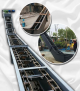 สายพานลำเลียงวัสดุ ผง 150-600mm feeder powder conveyor 0.75-30KW ความเอียง 20°