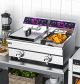 เตาทอดไฟฟ้าแบบ 2 อ่าง Electric Deep Fryer รุ่น EF-172V 