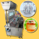 เครื่องบรรจุของเหลว แบบหนืด ปั๊มลม 2 4 6 หัวจ่าย GT2G paste automatic filling machine 10-100ml 30-300ml 50-500ml 100-1000ml