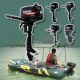 มอเตอร์ติดเรือ Hangkai Motor Guide แบบใช้น้ำมัน ความจุถัง 1.5 ลิตร เครื่องยนต์ 2 จังหวะ กำลัง 4 แรงม้า