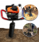 เครื่องเจาะดิน หลายขนาด 158cc 198cc 225cc high-power gasoline ground drilling pit drilling