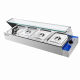เคาน์เตอร์อุ่นอาหารสแตนเลส B1 4 ถาด 2kW ตู้วอร์มอาหารไฟฟ้า Buffet Food Warmer