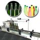 เครื่องบรรจุของเหลวลงขวด สายพาน ต่อเนื่อง 6 หัวจ่าย Small quantitative filling machine beer red wine  680（kw）s-400H 50-5000（ml）