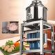 เครื่องสับผสม Commercial Meat Mixer วัสดุ Stainless 304 แบบใส่น้ำแข็งด้านข้าง สำหรับทำลูกชิ้น  ชุดเครื่องทำลูกชิ้น