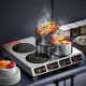 เตาแม่เหล็กไฟฟ้าเชิงพาณิชย์ WEIZHI 1-8 หัว 2200-5000W Commercial Induction Cooker