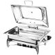 อ่างอุ่นอาหารบุฟเฟ่ต์สแตนเลส 304 9L ระบบไฟฟ้า Food Warmer Buffet Tray 220V