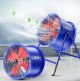 พัดลมอุตสาหกรรมแบบท่อ Axial Fan มอเตอร์ทองแดงแท้ แรงลมสูง สำหรับโรงงานและคลังสินค้า