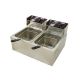 เครื่องทอดไฟฟ้า 2 ถัง 2 ตะแกรง Double Tank Electric Deep Fryer 220V