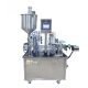 เครื่องบรรจุและซีลถ้วยอัตโนมัติ Rotary Cup Filling Sealing Machine 