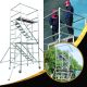 บันไดก่อสร้าง โกดัง construction site aluminum platform ladder