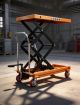 รถยกของ ที่ยกของ ไฮดรอลิค JLD มือโยก เท้าเหยียบ ยกสูง hydraulic lifting platform รับน้ำหนัก150kg ยกสูงตั้งแต่ 72cm -2 meters