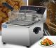 หม้อทอดไฟฟ้า Deep Fryer Stainless Steel 4.5kg 2500W - เครื่องทำอาหารทอดคุณภาพสูง, ทนทาน, สำหรับบ้านและเชิงพาณิชย์