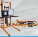 รถยก แฮนลิฟ แบบพับได้ Portable folding forklift truck-mounted ไฟฟ้า และ ไฮดรอลิค