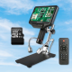 กล้องจุลทรรศน์ดิจิตอล Digital Microscope Real Time Display รุ่น AD407 จอแสดงภาพขนาด 7 นิ้ว พร้อม SD Card 32GB