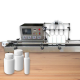 เครื่องบรรจุของเหลว แบบสายพาน Automatic Liquid Filling Machine รุ่น S-1531 มี 4 หัวบรรจุ