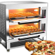 เตาอบพิซซ่า อบขนมไฟฟ้า Electric Pizza Oven Machine ปรับระดับอุณหภูมิ และ ตั้งเวลาได้ ช่องอบขนาดใหญ่