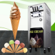 เครื่องทำไอศครีมซอฟเสริฟ Ice Cream Machine แบบตั้ง 1800W ความจุ 10 ลิตร