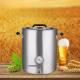 ถังบ่มเบียร์สแตนเลส พร้อมก๊อกวาล์วและเทอร์โมมิเตอร์ Stainless Steel Beer Fermentation Tank with Valve & Thermometer ขนาด 35x40 ซม.