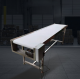 เครื่องลำเลียงสายพานสแตนเลส PU เกรดอาหาร ยาว 3 เมตร ปรับความสูงได้ (Stainless Steel PU Food Grade Conveyor 3M Adjustable Height)