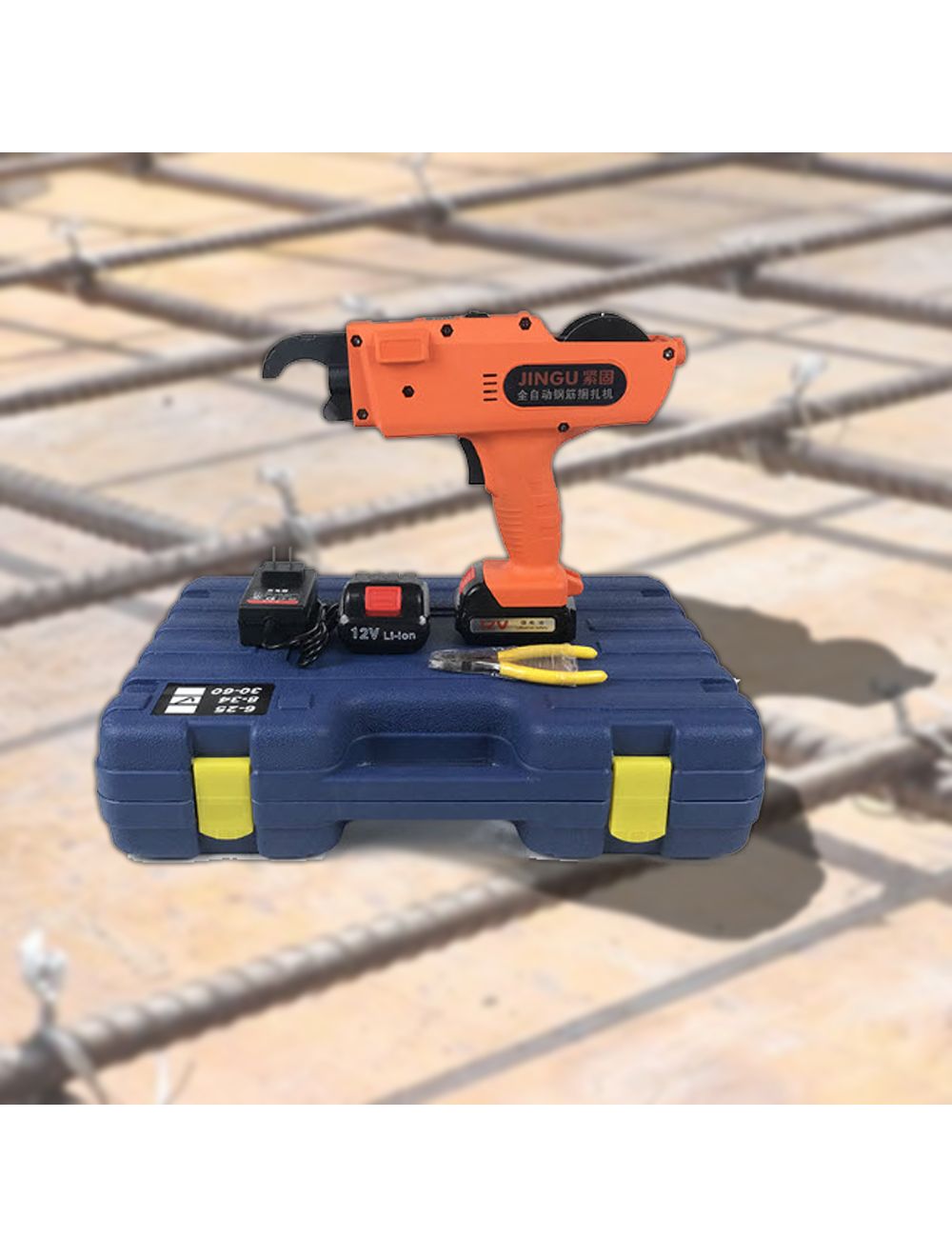 เครื่องผูกลวด มัดลวด เหล็กข้ออ้อย มือถือ Handheld wire binding machine