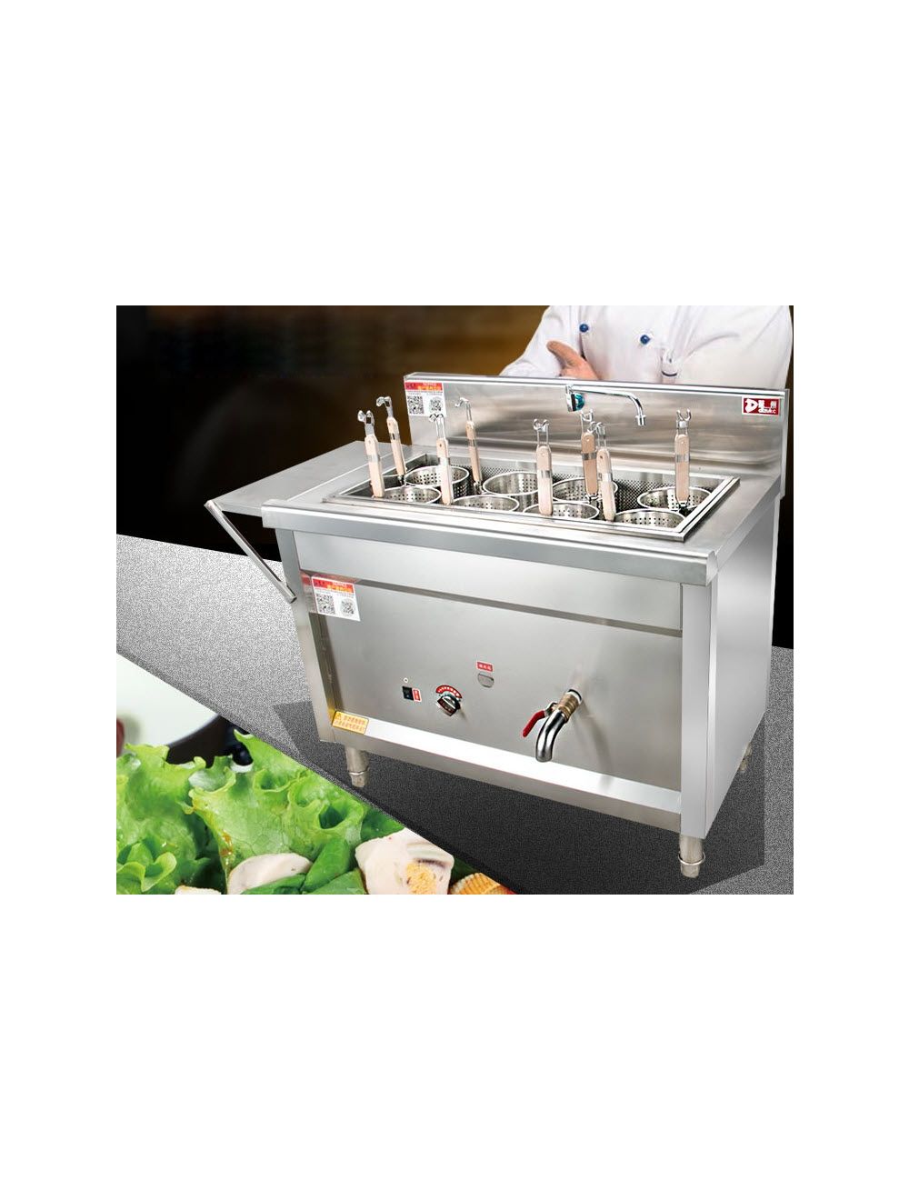 เครื่องลวกก๋วยเตี๊ยว electric noodle cooking stove