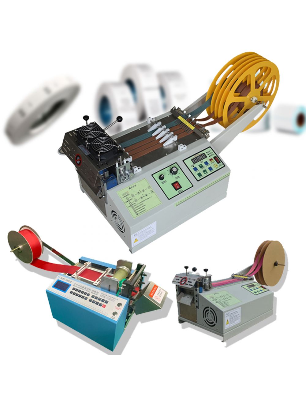 เครื่องตัดกระดาษ ริบบิ้น สายผ้า อัตโนมัติ รุ่น 300 Automatic computer