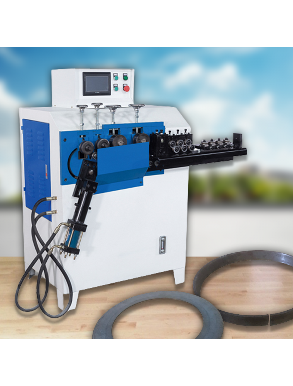 เครื่องดัดลวด เครื่องดัดเหล็กเส้น ระบบ CNC coiling machine Wire spiral